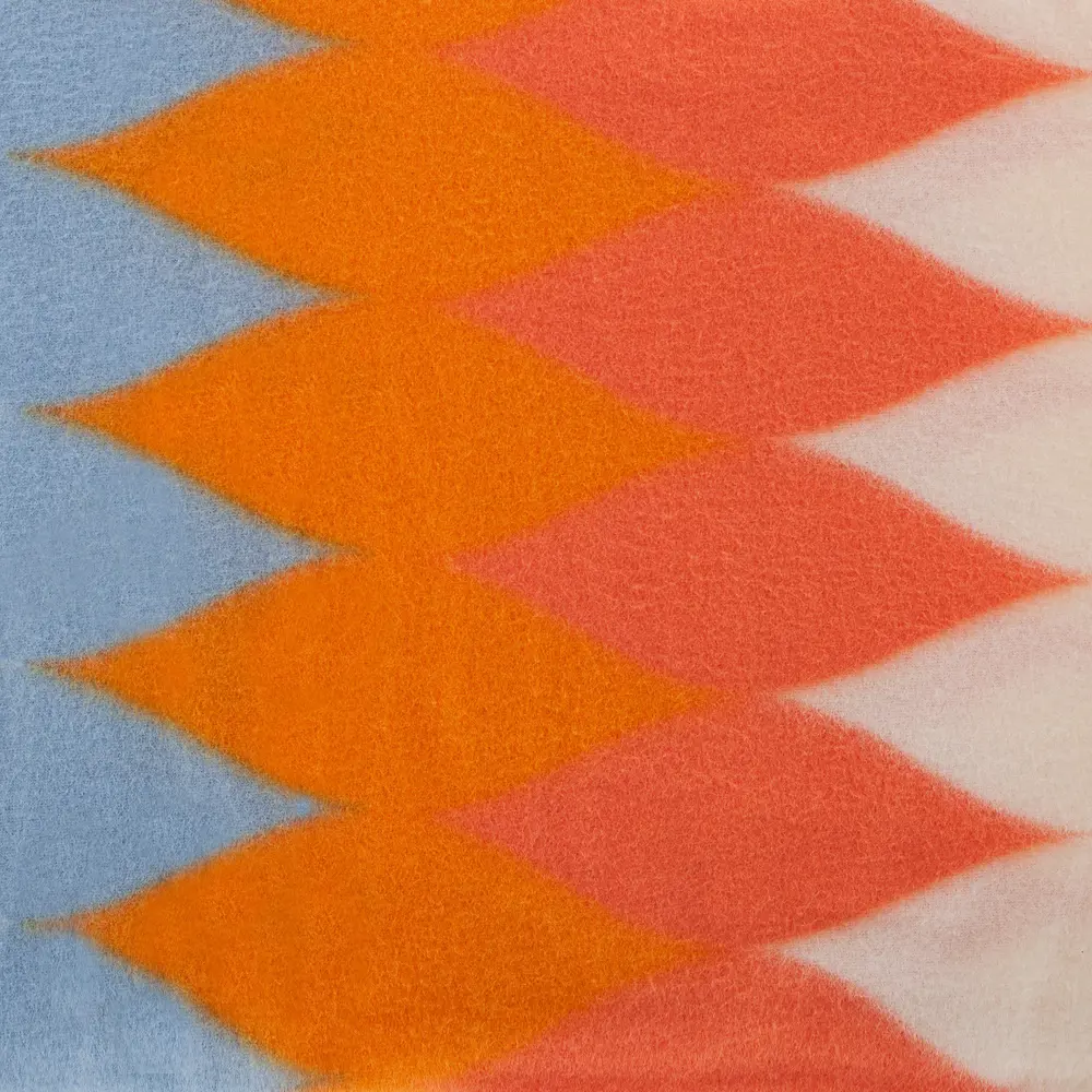 Плед «Ромб» 130х170 см флис цвет оранжевый Santreyd STLM-2178952 - Вид №1