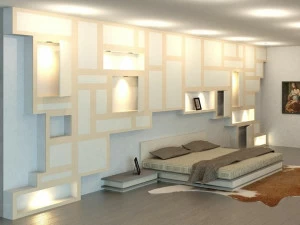 IndakoLab Деревянная буазери со встроенной подсветкой Theatre