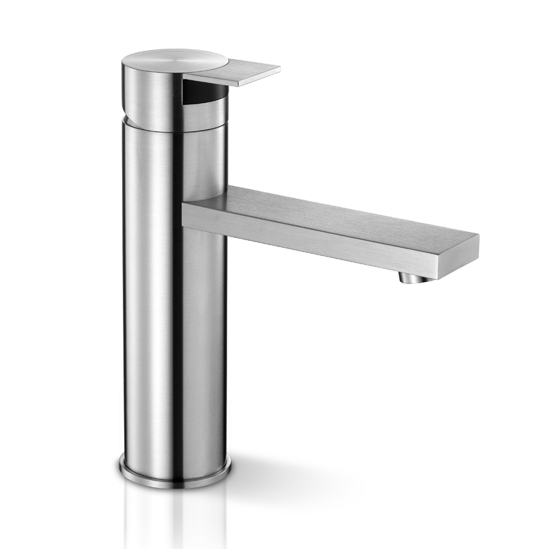 TEK 002 Смеситель Для Умывальника Linki TEK Сатиновая Сталь TEK 002 S 197