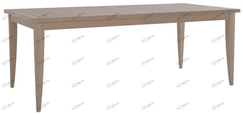 JANUS et Cie Прямоугольный обеденный стол из тика Relais sun-id-1422816