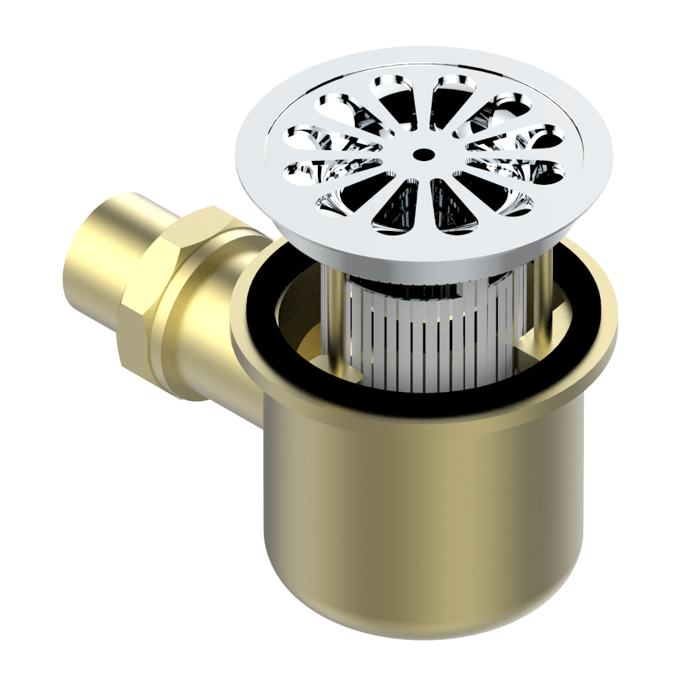 G00-2330 Трап для душа с горизонтальным выпуском - большой размер - диаметр : 100 мм Thg-paris прочие артикулы THG Хром G00-2330 CAT.A