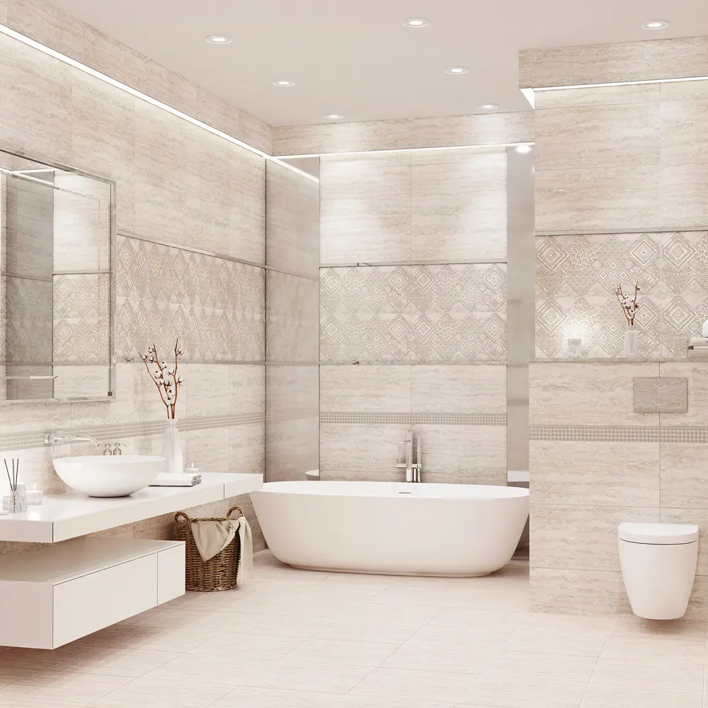 Плитка настенная Azori Ascoli 31.5x63 см 1.59 м² цвет серый STLM-2051381 - Вид №5