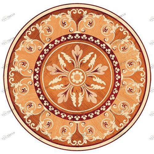 Художественный паркет Da Vinci Розетка 26-150 Дуб Селект (Гладкая) х1000диаметр мм 260090150