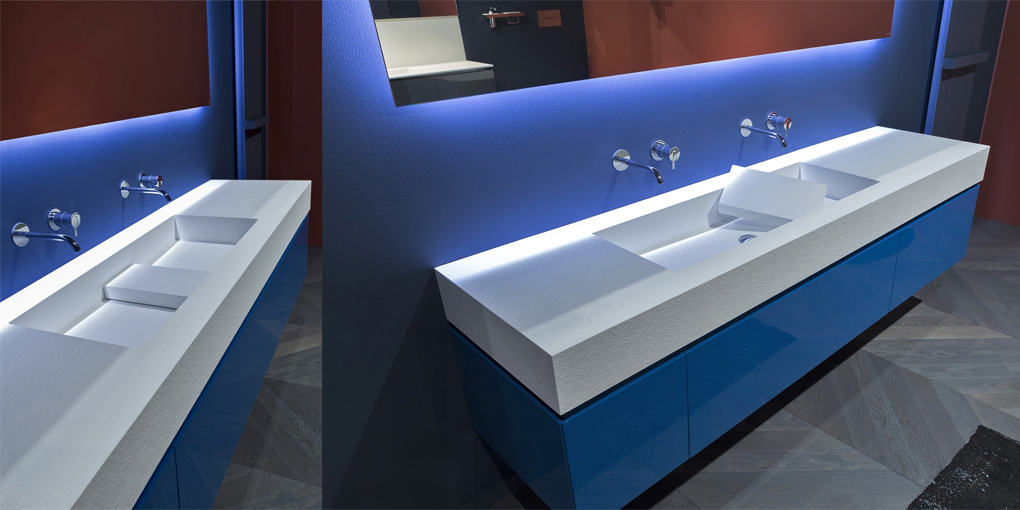 PODIOXL216 Накладная раковина на столешницу  прямоугольная Antoniolupi PODIO - Вид №1