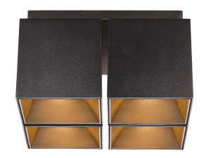 Несколько потолочных алюминиевых прожекторов