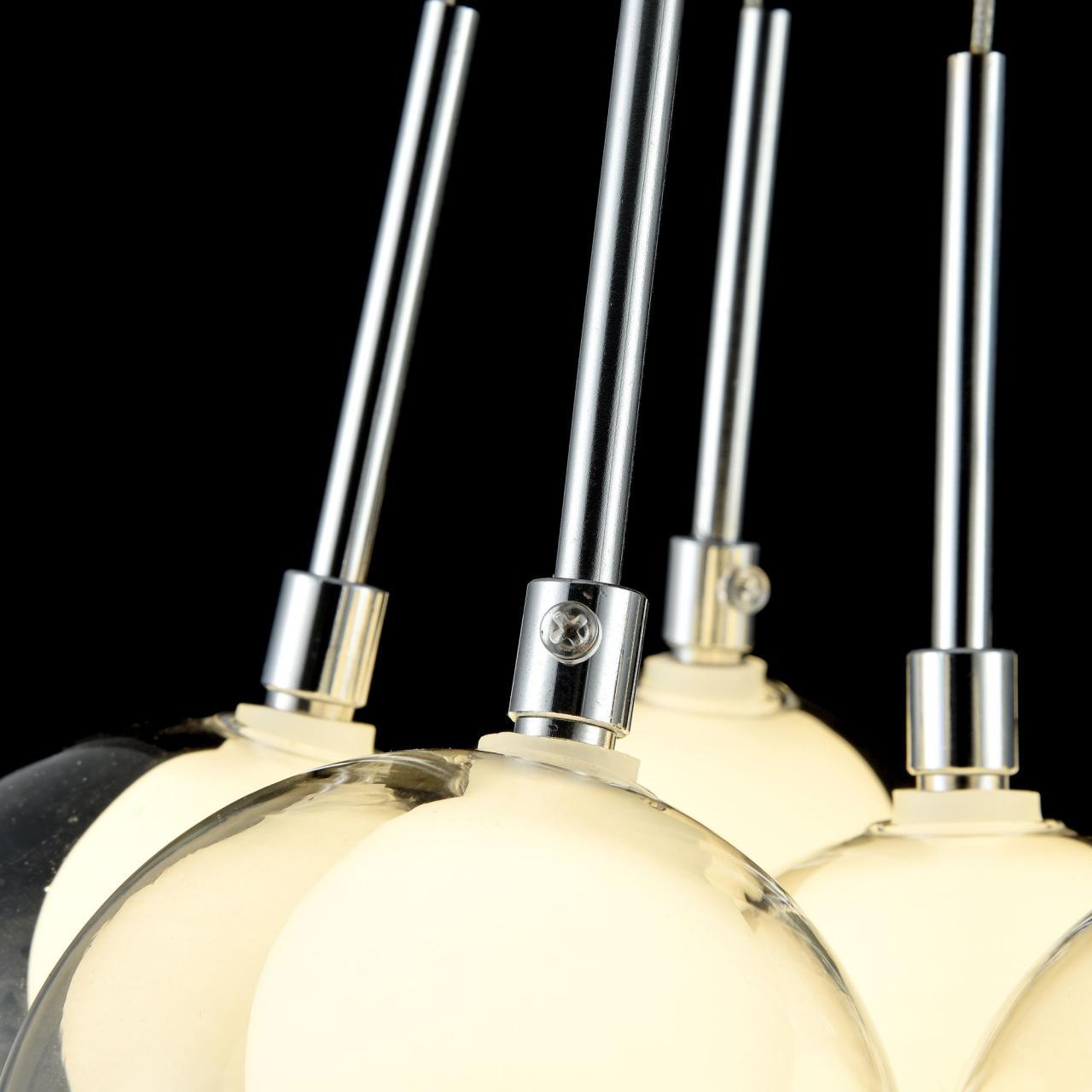 Подвесная люстра Freya Carmela FR5175-PL-07-CH FREYA CARMELA WHITE, ШАР 187165 Белый  - Вид №1