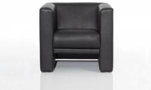 brühl Кожаное кресло с подлокотниками Visavis