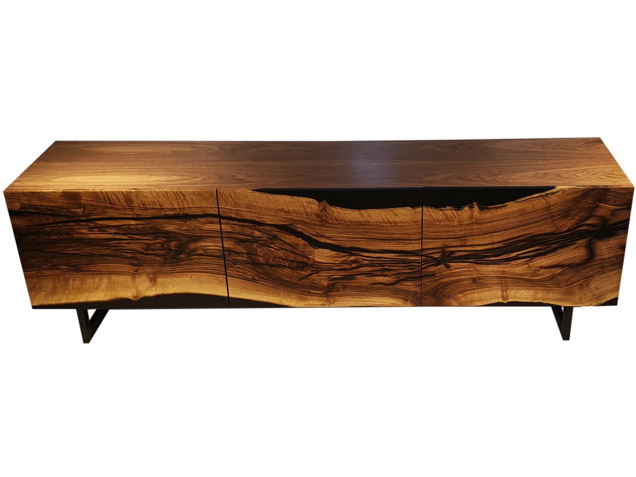 Мебель для телевизора из смолы и орехового дерева Legnor LEG2408786 ARCH-00070850 - Вид №4