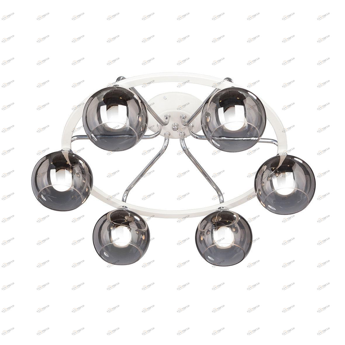 Потолочная люстра Vitaluce V4308-0/6PL VITALUCE ДИЗАЙНЕРСКИЕ 194241 Серый 