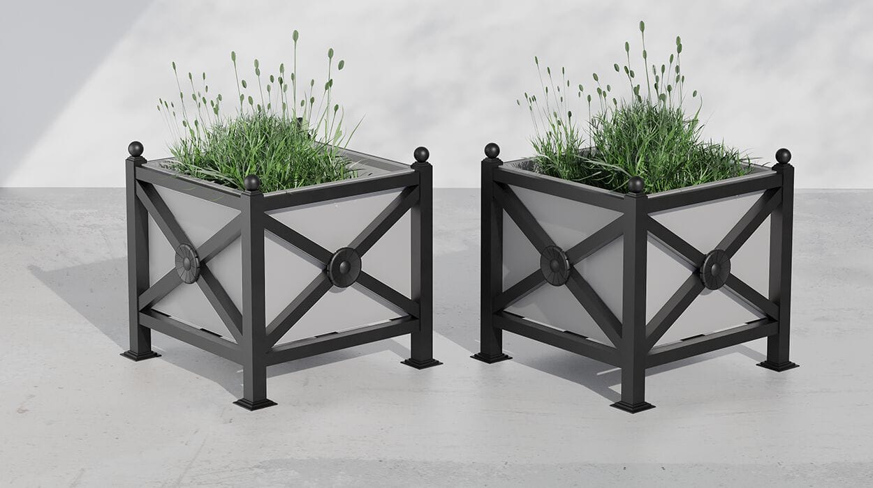 Металлический плантатор DIMCAR ARCH-00011023