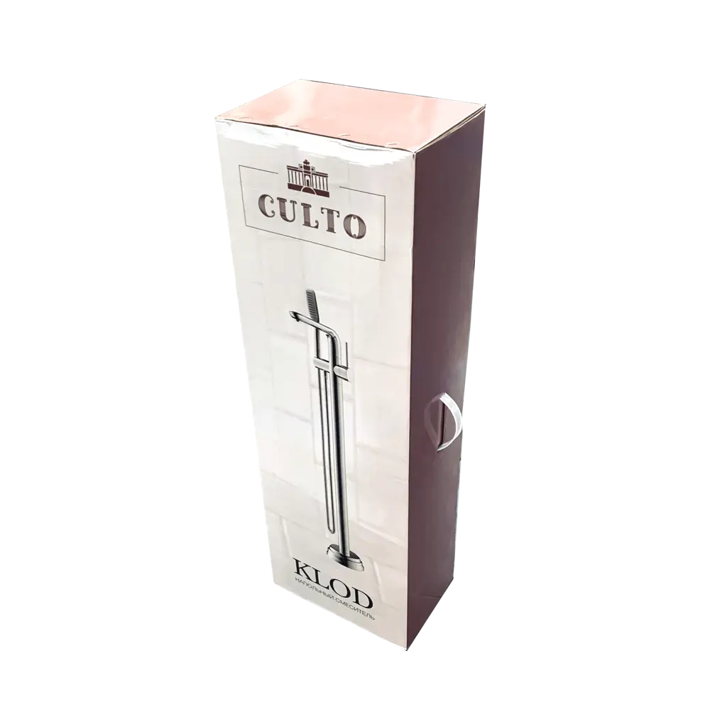 Смеситель для ванны Culto Klod напольный однорычажный цвет хром STLM-2179473 - Вид №2