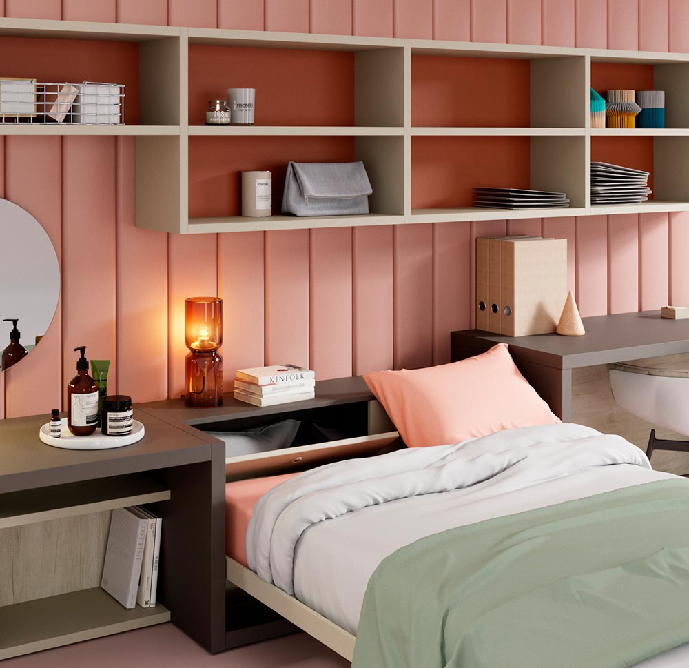 103568 Спальня с раскладной кроватью Istanbul La Grama Blink Santreyd - Вид №1