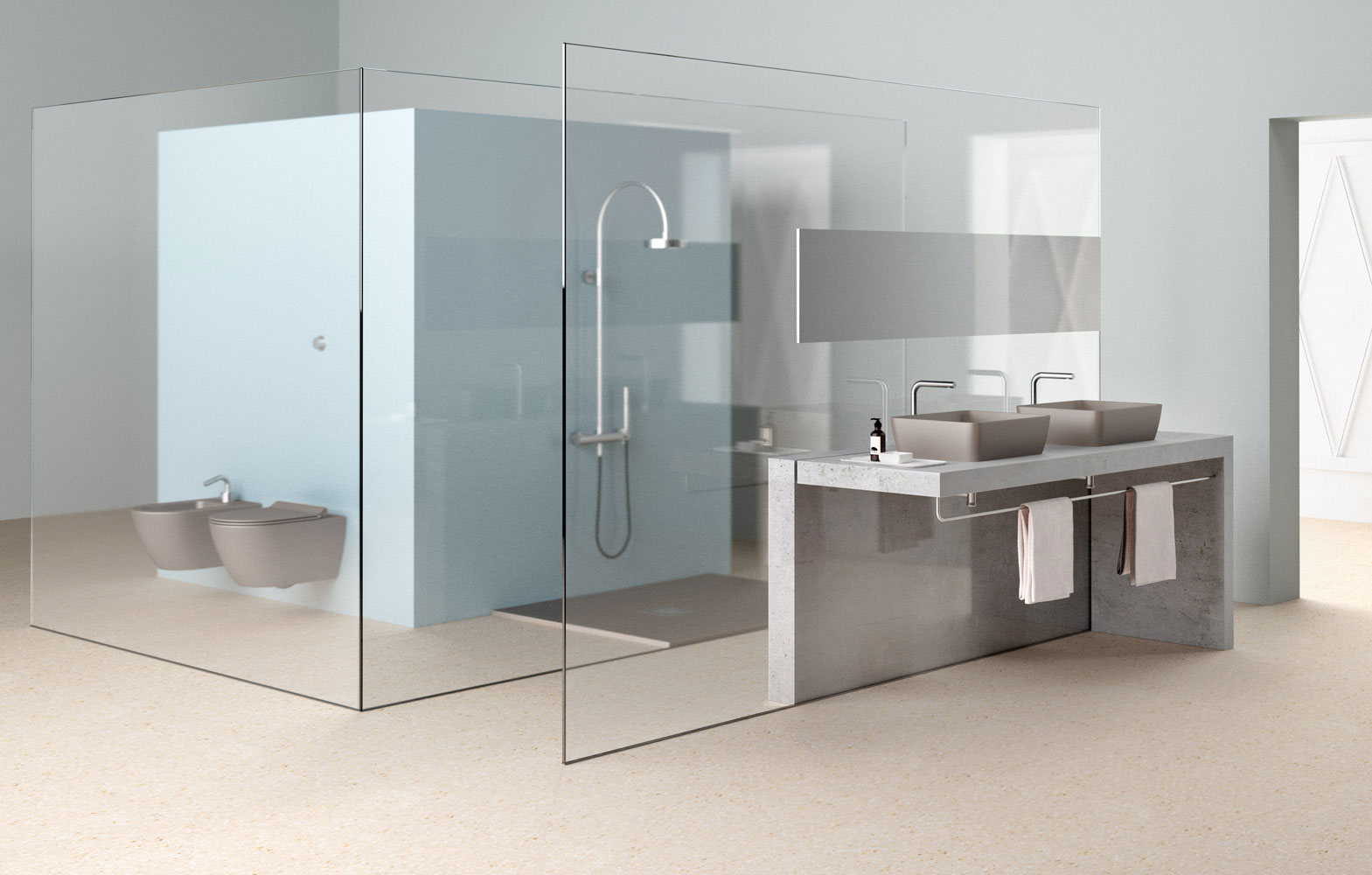 903711 Накладная раковина на столешницу  овальная GSI ceramica  - Вид №2