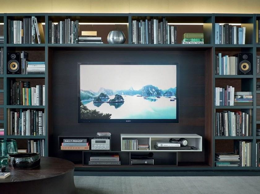 Poliform Модульный деревянный книжный шкаф sun-id-1516130 - Вид №7