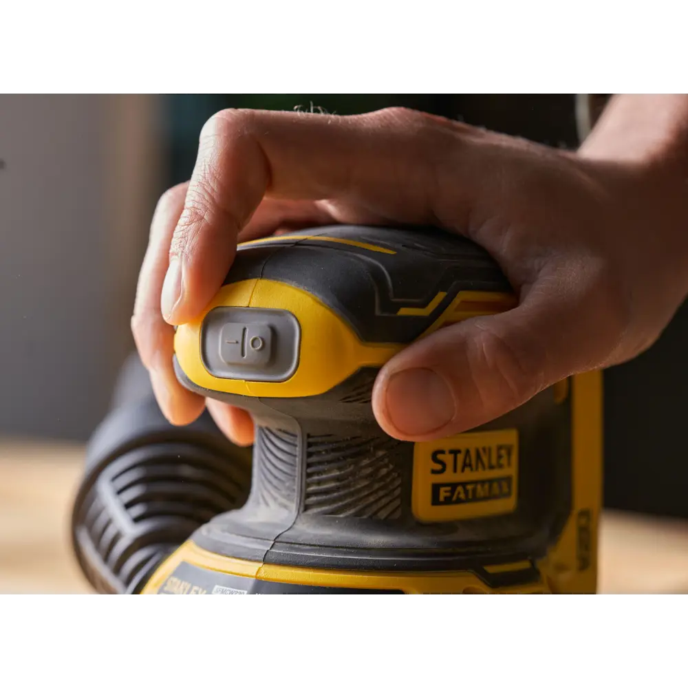 Эксцентриковая шлифмашина Stanley Fatmax SFMCW220B-XJ SF, 125 мм, 18 В, без АКБ и ЗУ STLM-2201220 - Вид №9