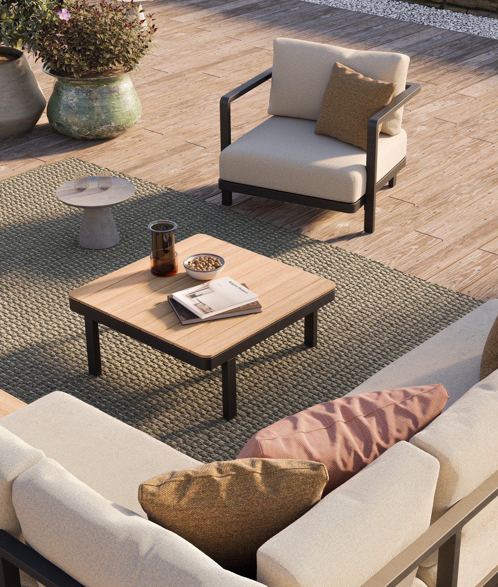 Садовое кресло Batyline® с подлокотниками Royal Botania Alura Lounge ARCH-00062718 - Вид №2