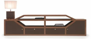 Tonino Lamborghini Casa Низкий офисный ящик для хранения из шпона с распашными дверцами Long beach Lb02