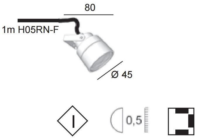 BEL-LIGHTING Регулируемый светодиодный проектор для улицы Prince 8002 - Вид №1