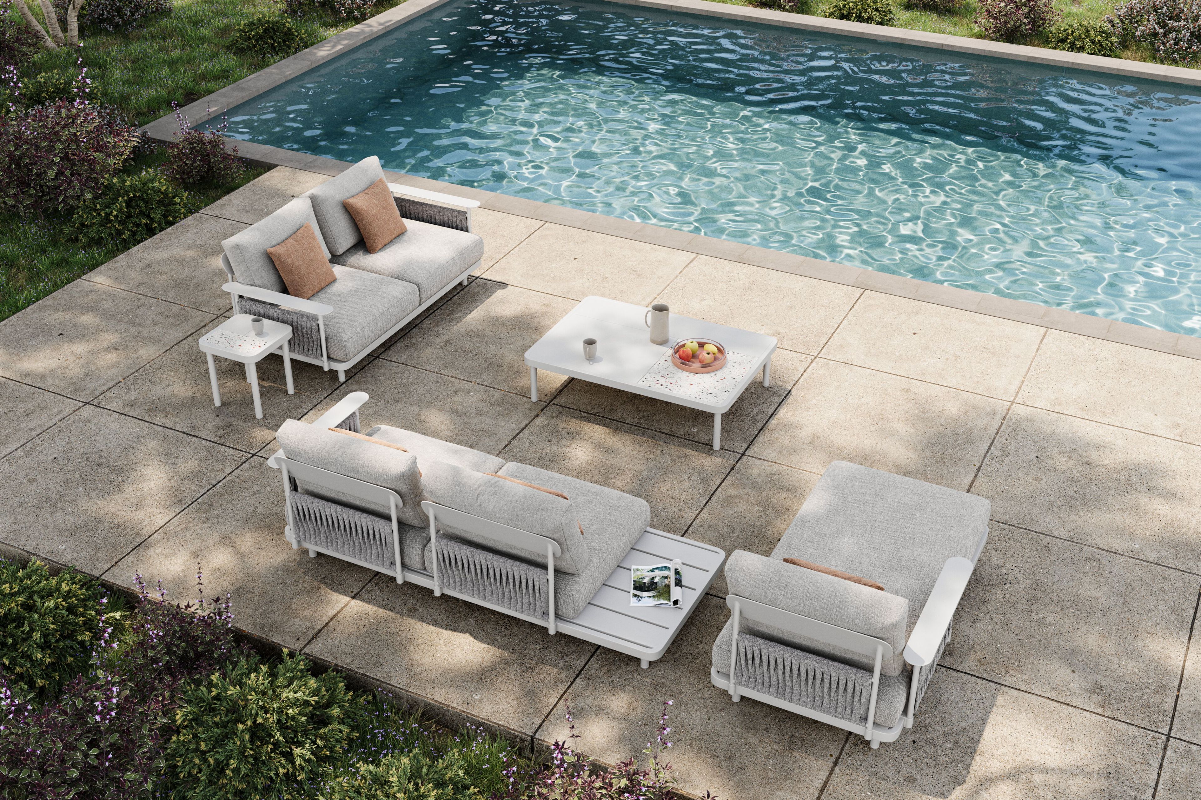 Металлический квадратный садовый столик VINEKO Soul ARCH-00116153 - Вид №4