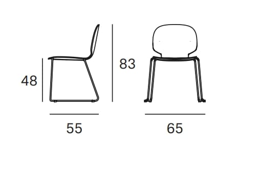 Стул из ясеня с мягким сиденьем Blasco&Vila Halo ARCH-00091896 - Вид №8