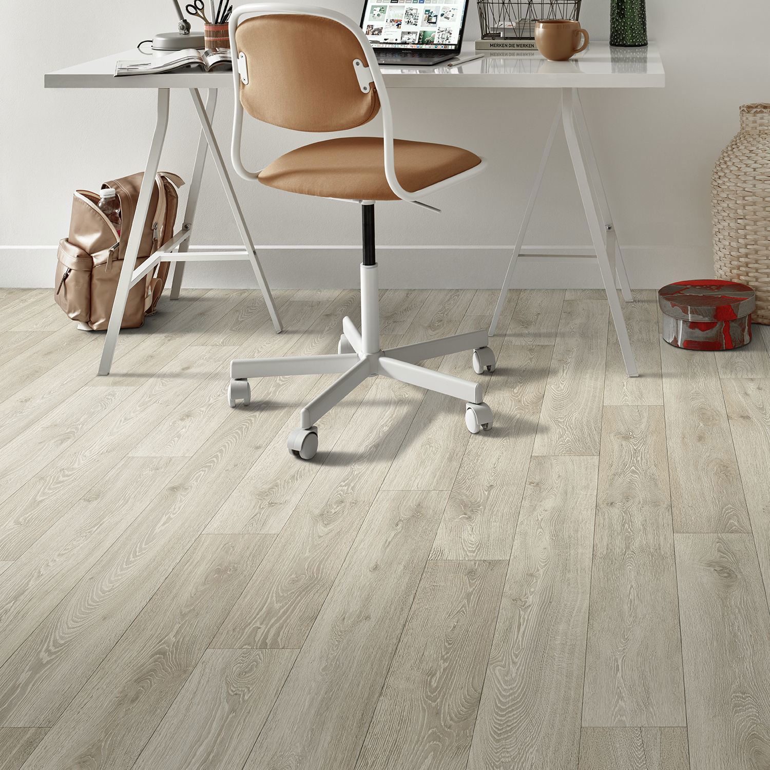 IVC-RUS Линолеум «Дуб Карпатский» серый 32 класс 3.5 м 84468799 STLM-0050517