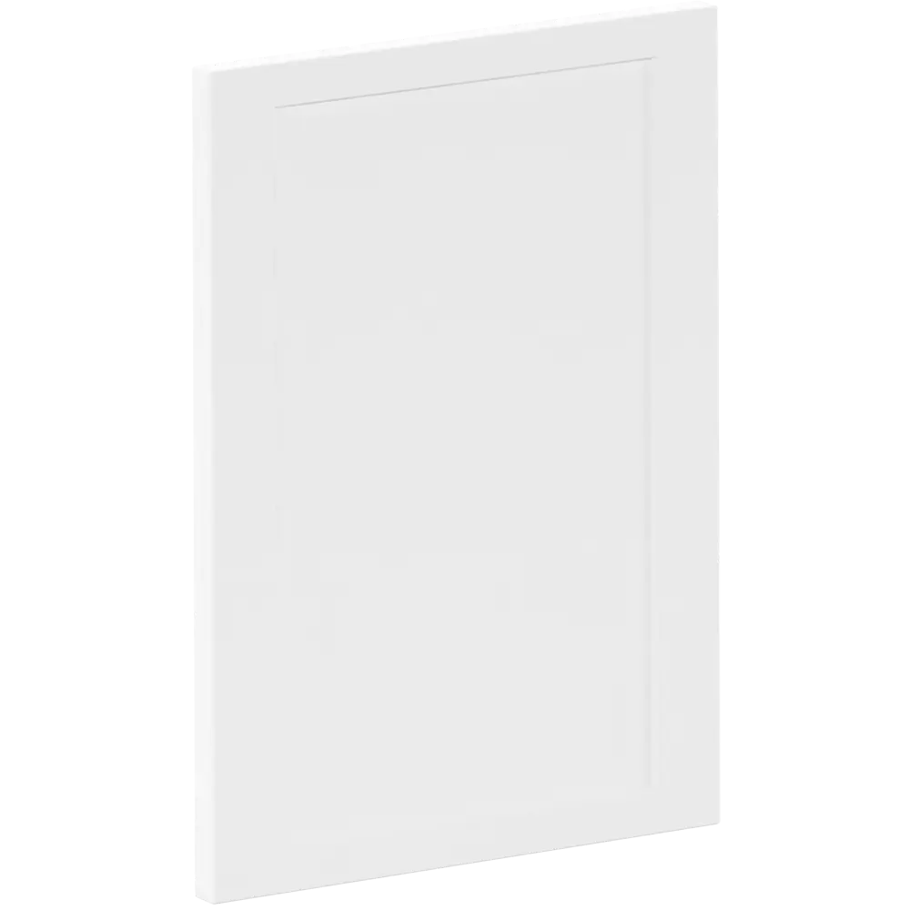 Фасад кухонного шкафа Ньюпорт 59.7x76.5 см KONSENSA МДФ цвет белый Ньюпорт белый STLM-2204966 - Вид №1