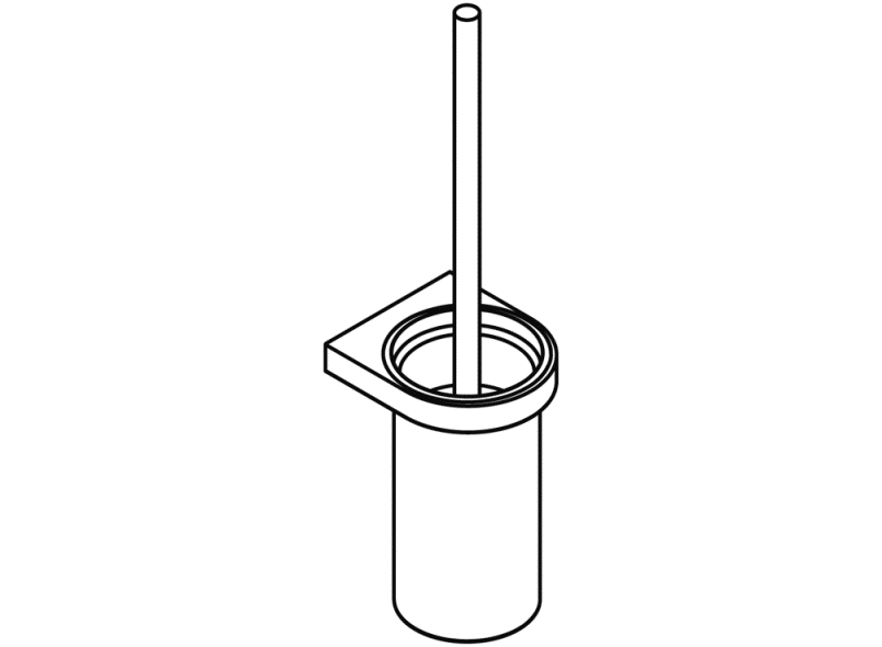 800.20.10045 Набор туалетных щеток HEWI Trennwandzubehör  - Вид №5