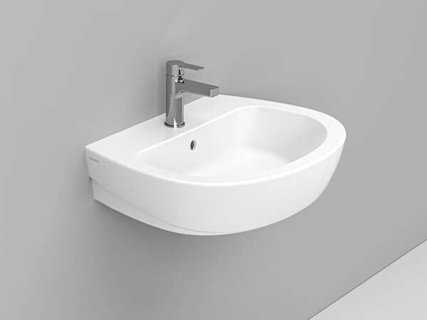 Керамическая подвесная раковина с переливом Ceramica Dolomite Demy ARCH-00034684