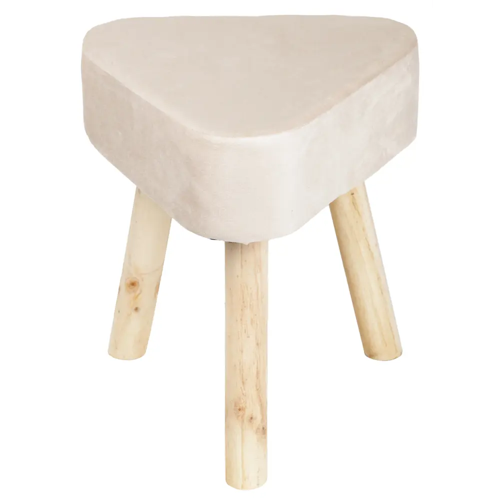 Пуф Dream River треугольный на деревянных ножках бежевый 32x36 см 89432353 STLM-1575355