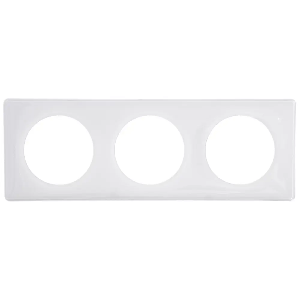 Рамка Legrand Celiane, 3 поста, цвет белый глянец STLM-2170736 - Вид №1