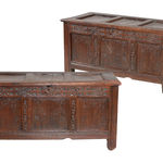 SOR27550 Дубовый сундук с панелями ijlbrown  - Вид №15