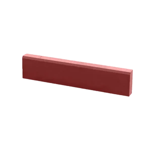 Бордюр тротуарный 1000x200x80 мм цвет красный 82274676 STLM-2033195