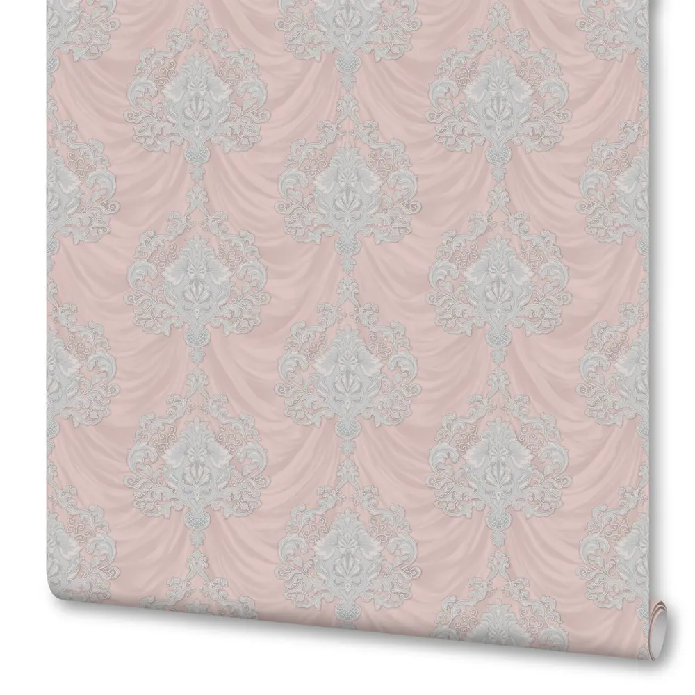 Обои флизелиновые Euro Decor Botticelli розовые 1.06 м 1157-07 82107819 STLM-2113532