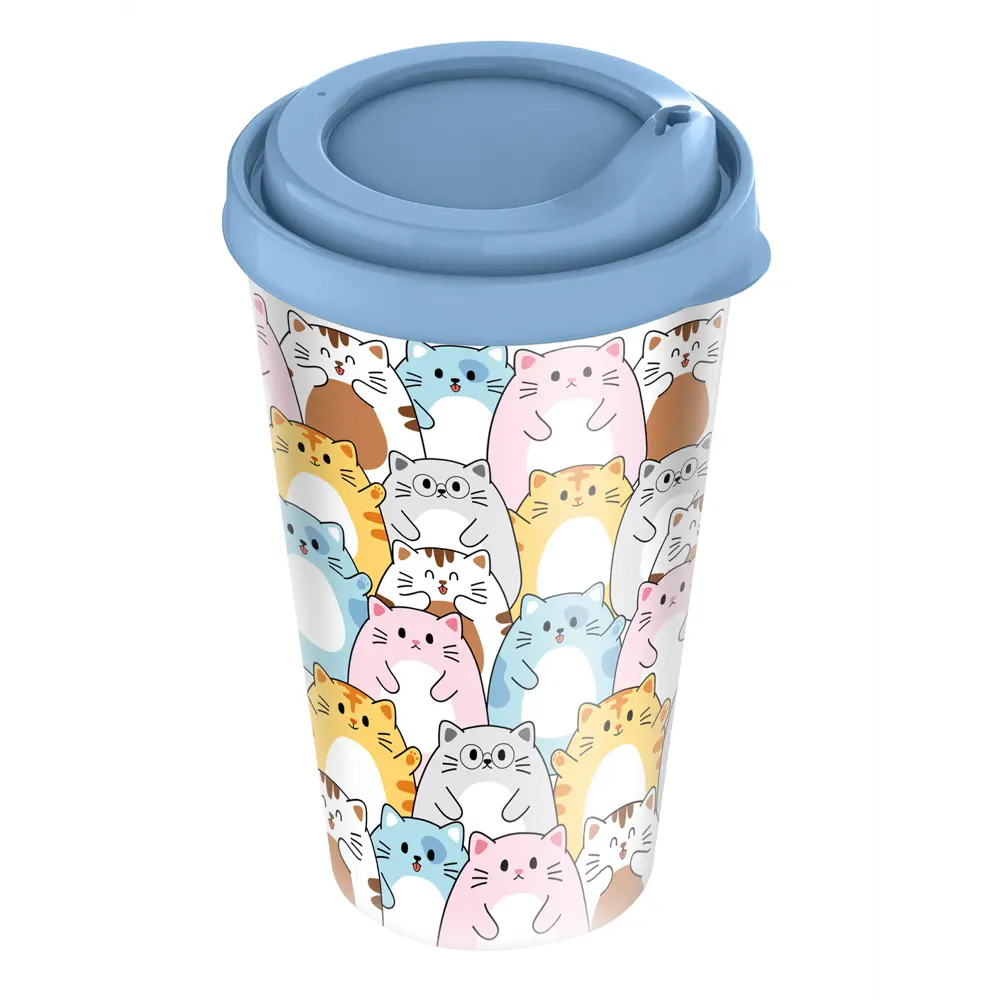 Стакан с крышкой Idiland 550 мл пластик Santreyd STLM-2200105 - Вид №1