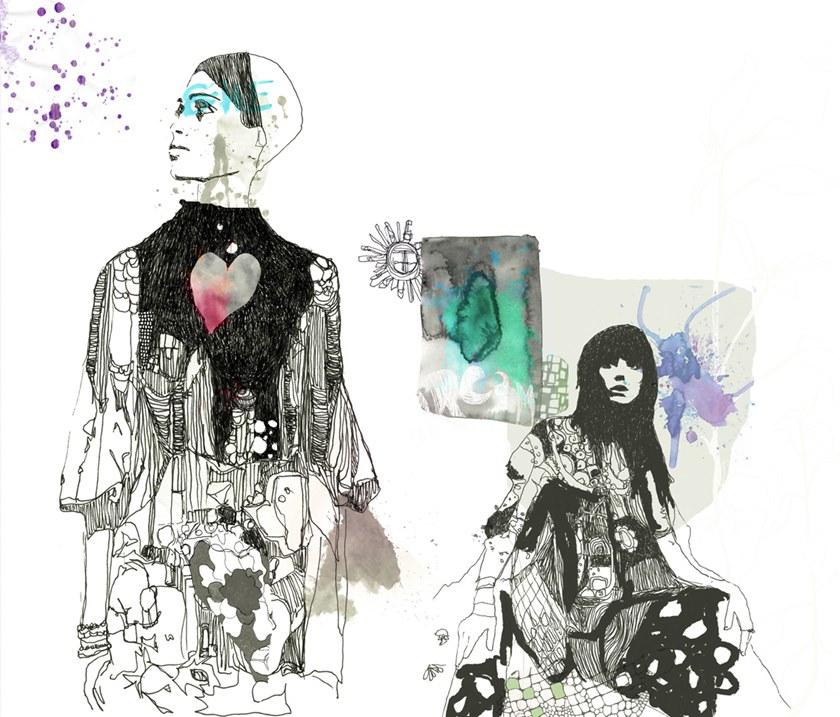 MOMENTI Авторский художественный принт Crazy home paintings Gi-016 - Вид №1