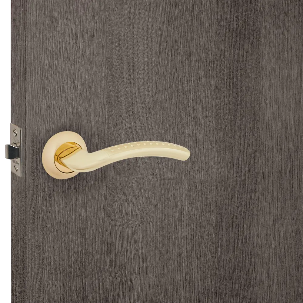 Дверные ручки Punto Logica без запирания цвет матовое золото STLM-2120808 - Вид №5