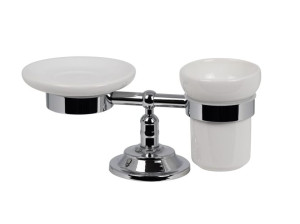 Керамическая столешница мыльница / держатель зубной щетки