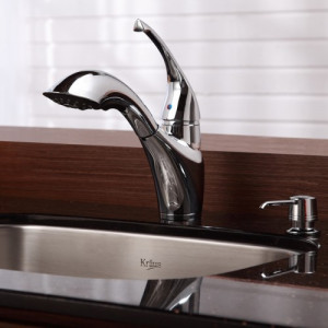 KBU12-KPF2210ORB-KSD30ORB Накладная раковина на столешницу  прямоугольная Krausru