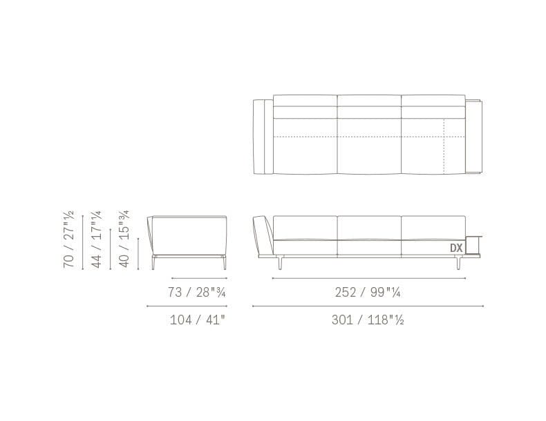 Ткань диван Poltrona Frau коллекция-диваны и кресла ARCH-00009449 - Вид №37