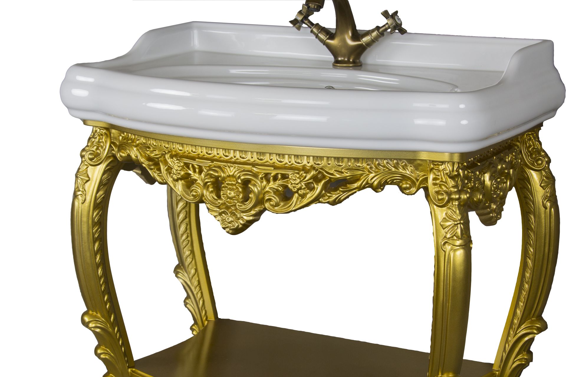 Консоль ISABELLA 80 арт. TS-10108-G золото Tessoro TS10108G - Вид №2