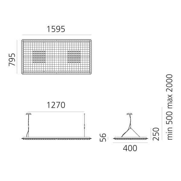 Акустическая подвесная панель из ткани Artemide Eggboard ARCH-00020230 - Вид №3