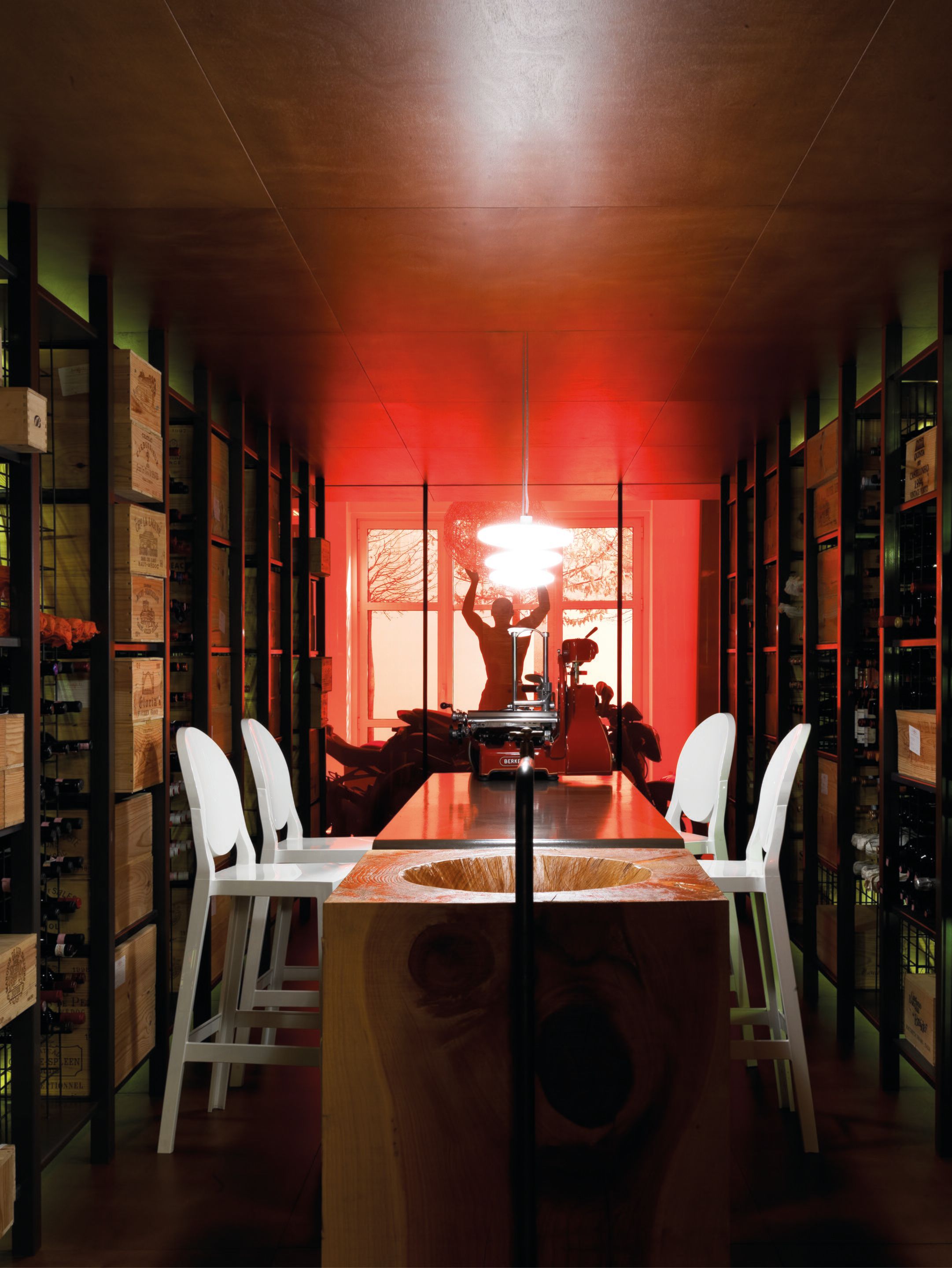 Высокий стул из поликарбоната со спинкой Kartell Ghost ARCH-00046070 - Вид №2