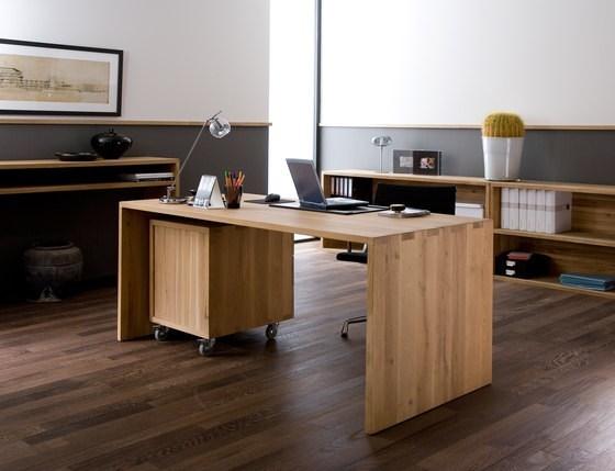 Ethnicraft Прямоугольный стол из массива дерева Oak office 50000 - Вид №5