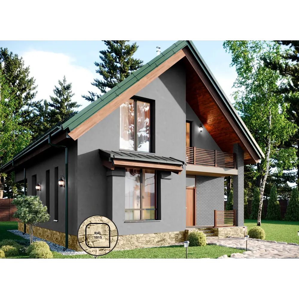 Фасадная краска Dufa Siloxane - матовая белая для наружных работ 2.5 л 17117344 STLM-0007529 - Вид №4