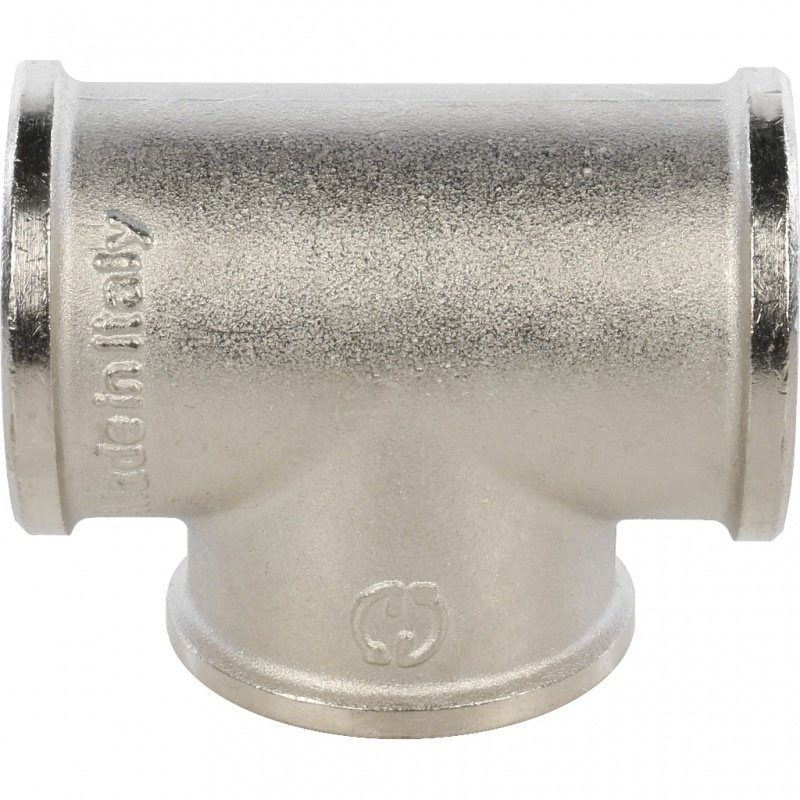 Тройник ВР 1" никель STOUT SFT0020000001 - Вид №1