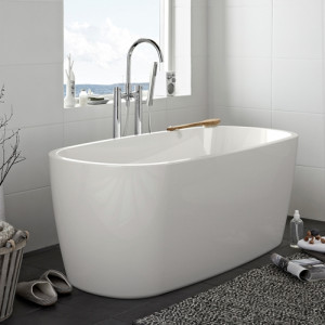 1443096 Ванна Круглая Солнце 1600 Белая Hafa  Белый