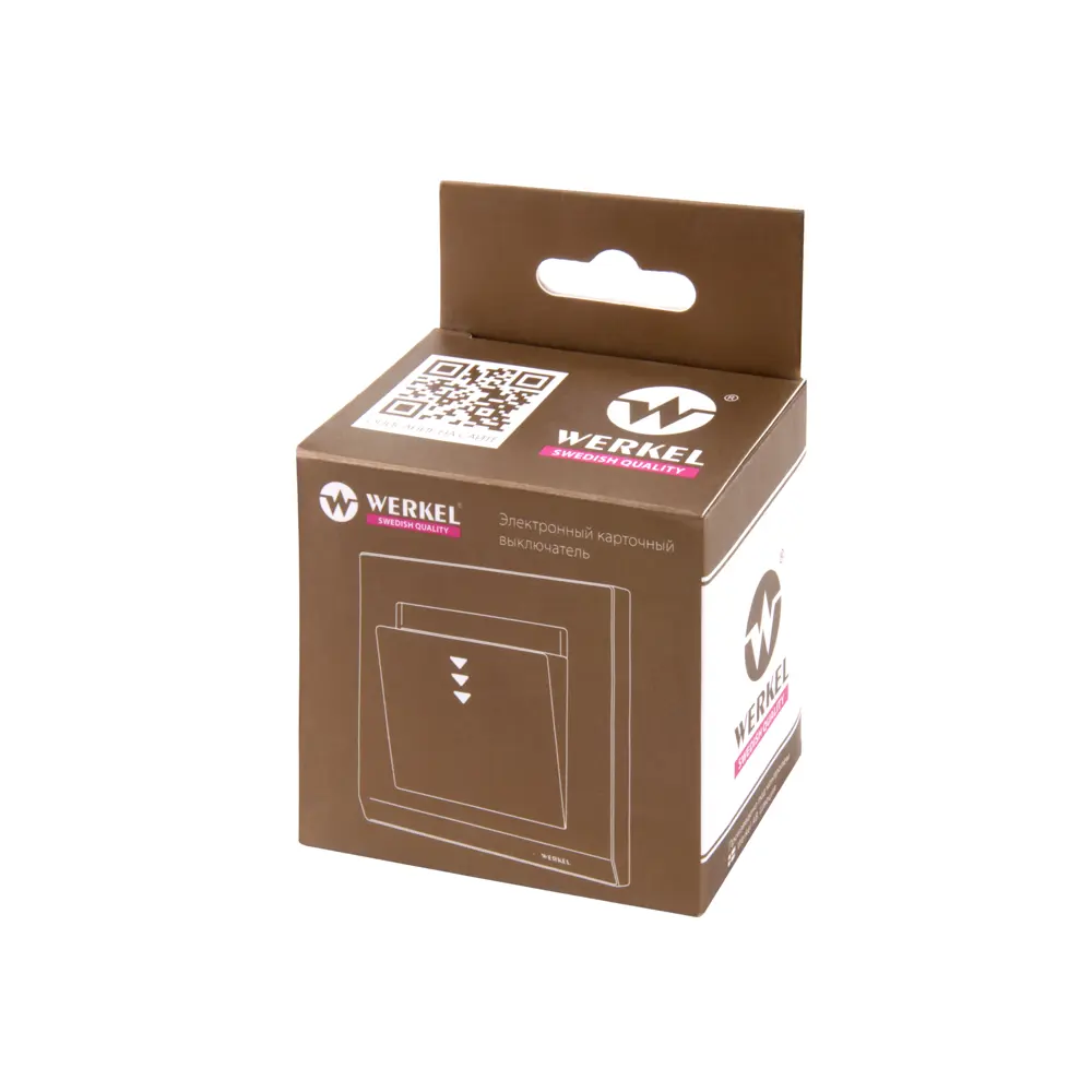 Выключатель электронный карточный Werkel цвет белый Встраиваемые механизмы STLM-2201877 - Вид №3