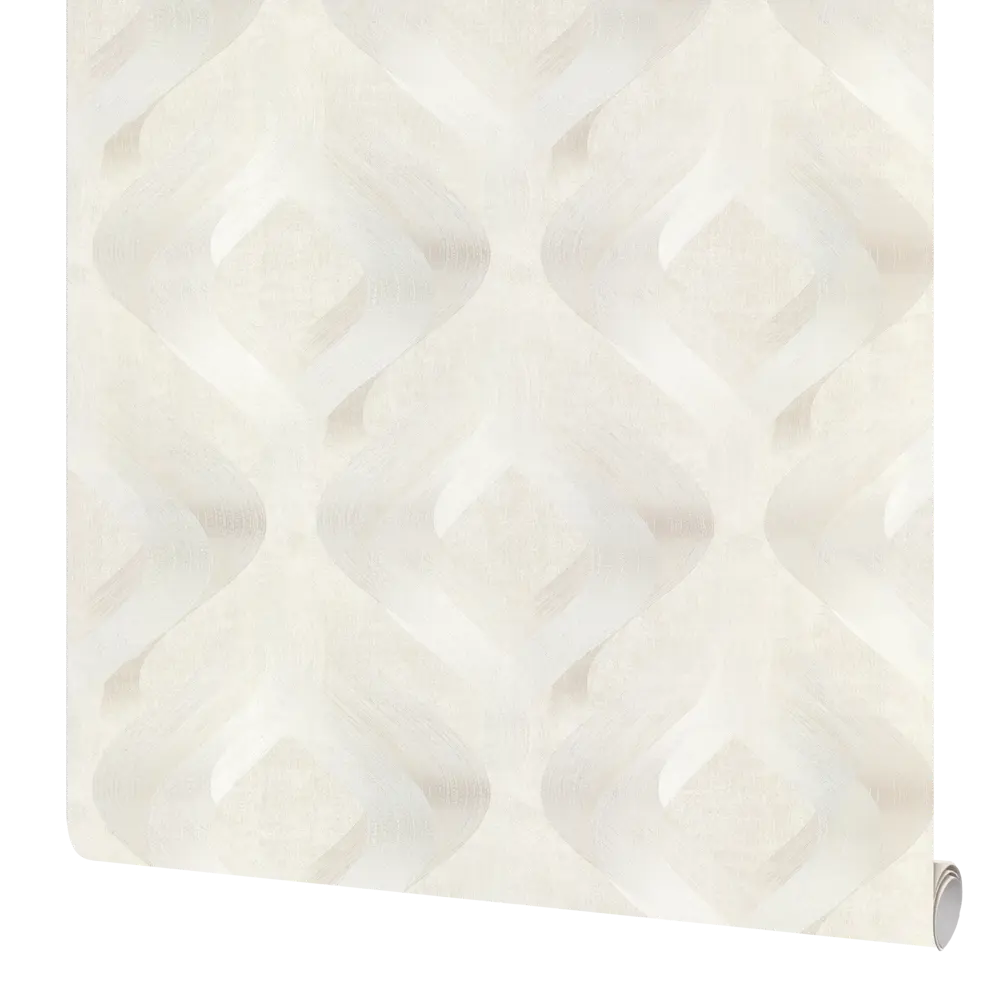 Флизелиновые обои Энигма бежевые с абстрактным рисунком 1.06 м 89439257 Santreyd STLM-1580343