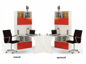 Стол-стеллаж ABC-KING Champion правый , красная,