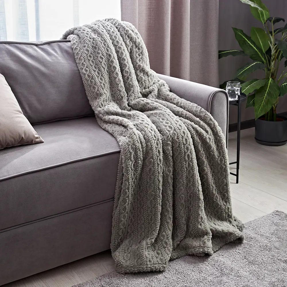 СТОЛИЦА ТЕКСТИЛЯ Плед Braid — уютный акцент для вашего интерьера 88035590 STLM-1533994 - Вид №3